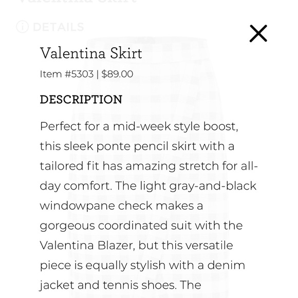 Cabi Valentina Blazer & Skirt (Skirt Suit) - Picture 8 of 12